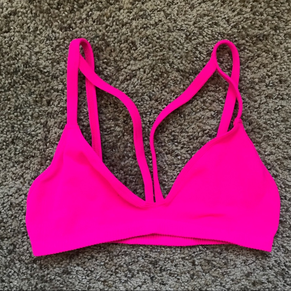 Hot Pink Free People Bralette